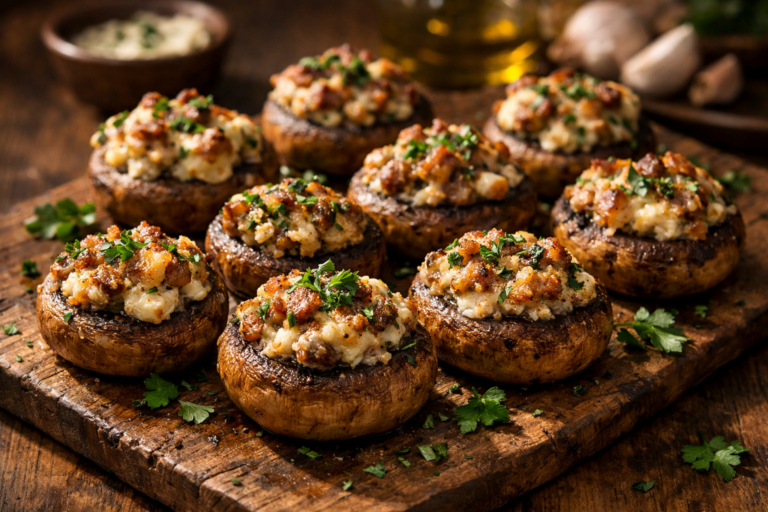 keto stuffed mushrooms
